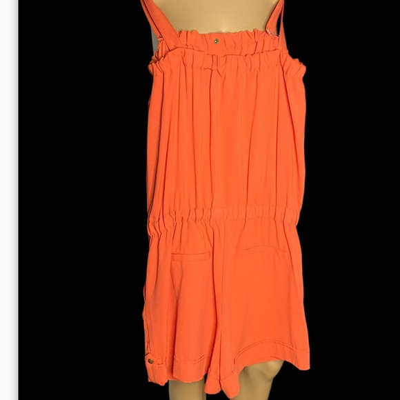 Cache Orange Short Jumpsuit size M - Picture 4 of 7